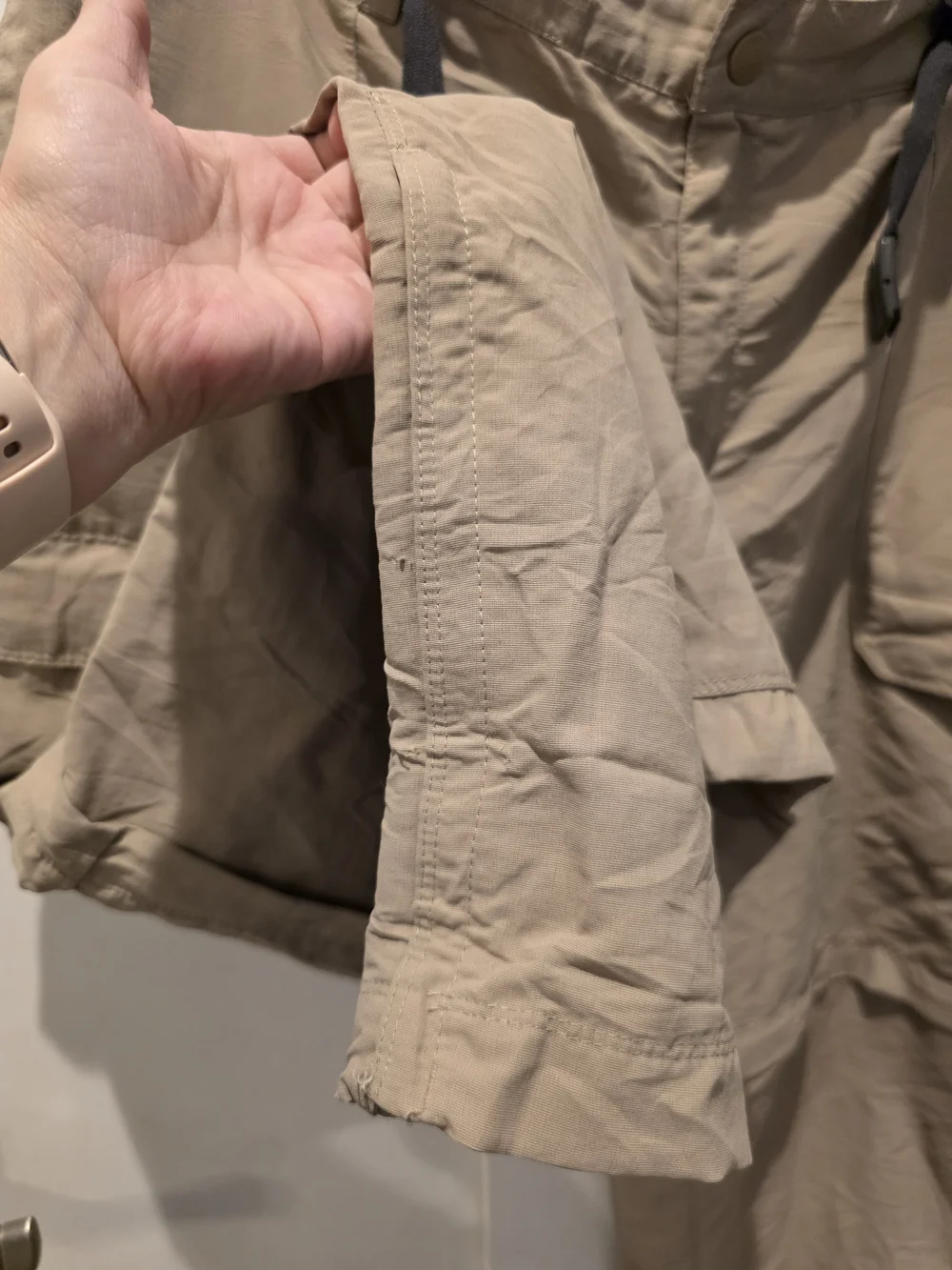 The North Face Paramount Peak Convertible Pants Men’s XXL Tan 39x32 Belt Flaw